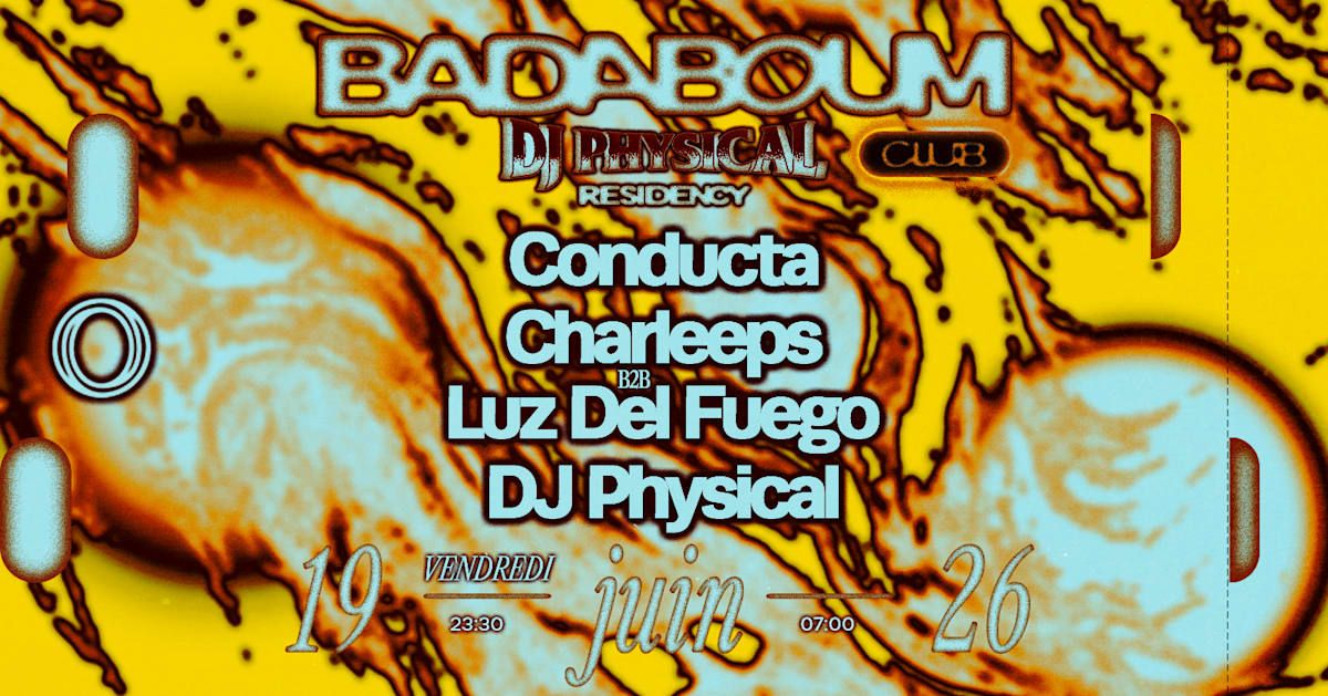 Club — Dj Physical Residency: Conducta, Charleeps And More