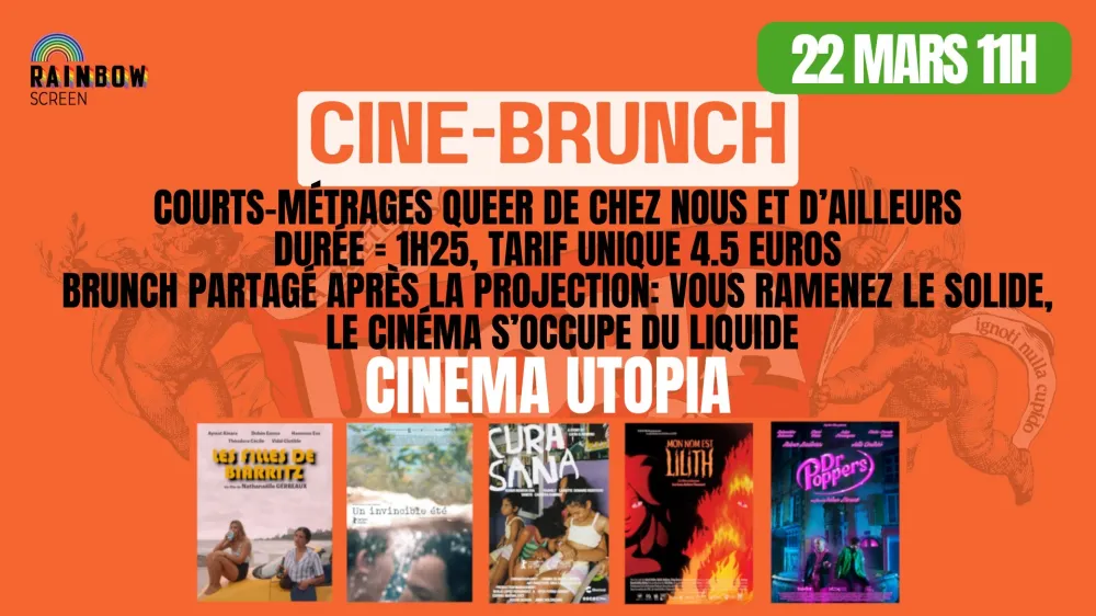 FESTIVAL RAINBOW SCREEN / CINÉBRUNCH - SÉANCE COURTS