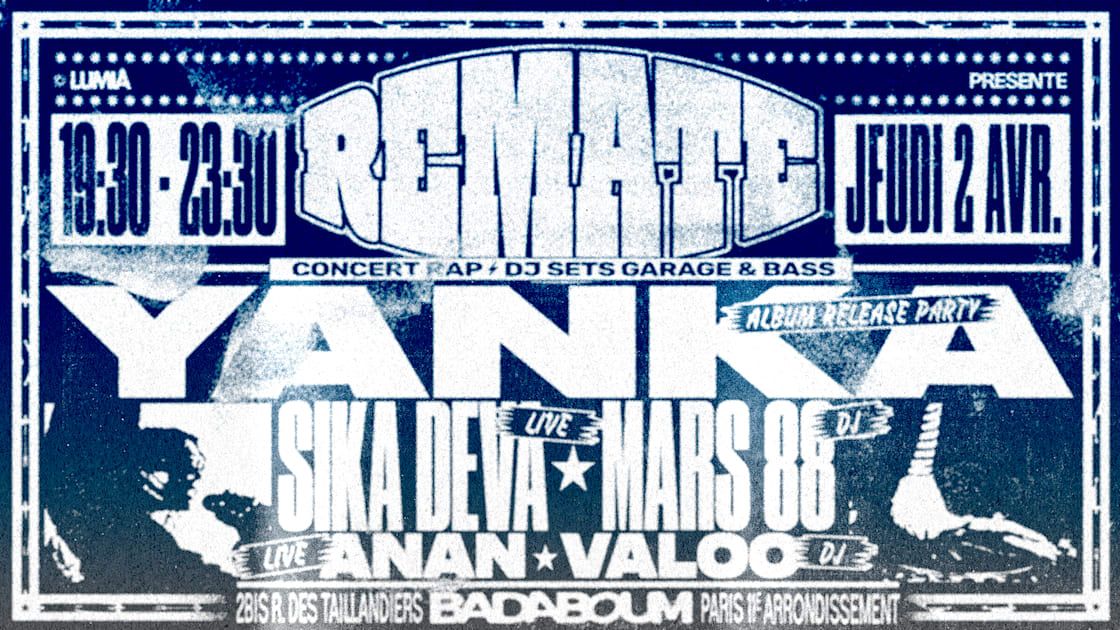 Concert — Lumia Remate: Yanka, Sika Deva, Anan & More