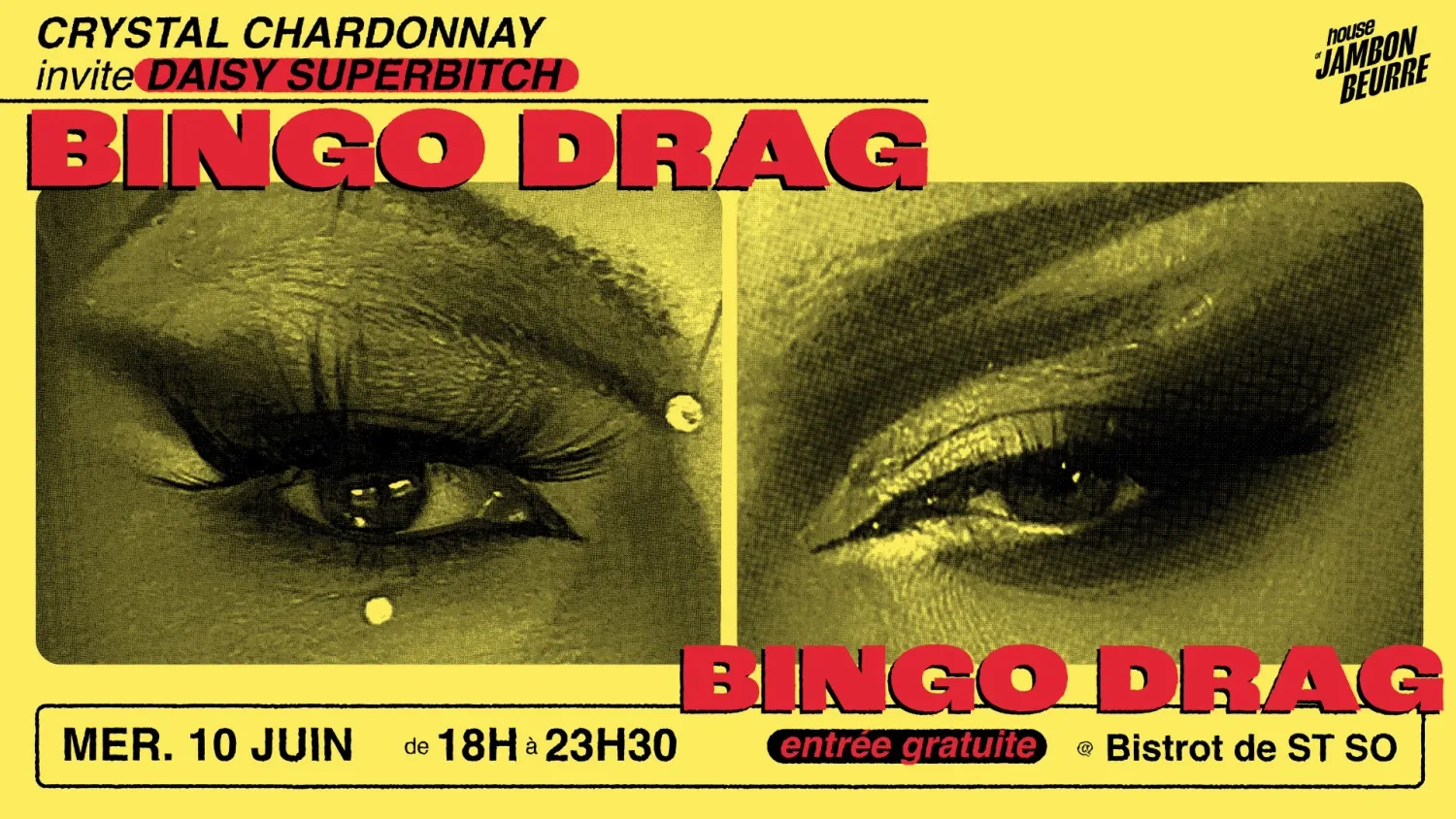 BINGO DRAG | Crystal Chardonnay & Daisy Superbitch