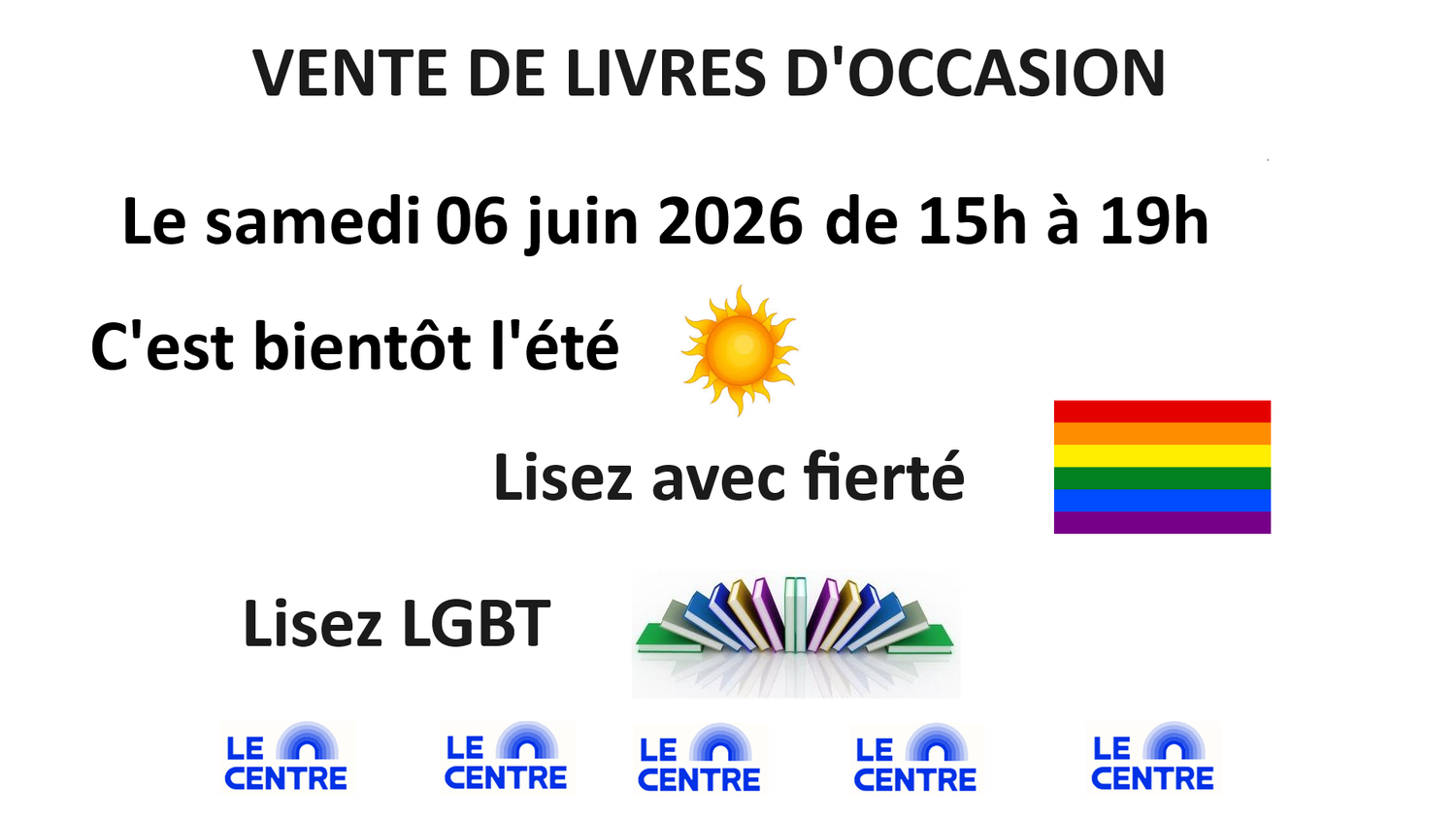 Vente de livres et de dvd à la bibliothèque
