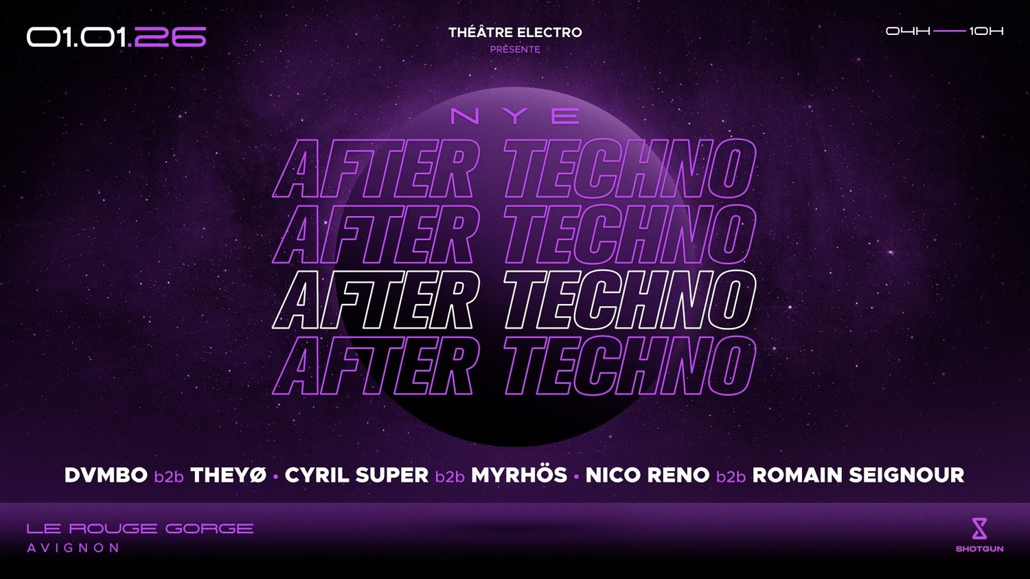 AFTER TECHNO NOUVEL AN