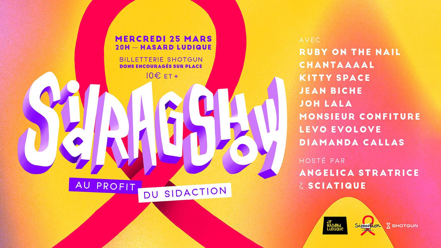 Sidragshow - Show Drag Xxl Au Profit De Sidaction !