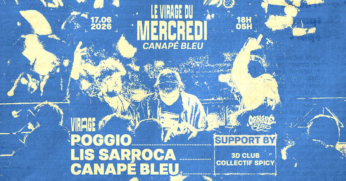 Le Virage Du Mercredi X Canapé Bleu : Poggio, Lis Sarroca