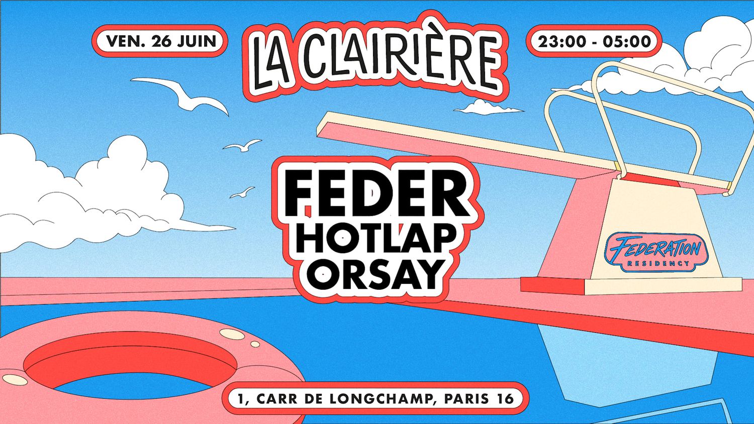 La Clairière : Feder, Hotlap, Orsay