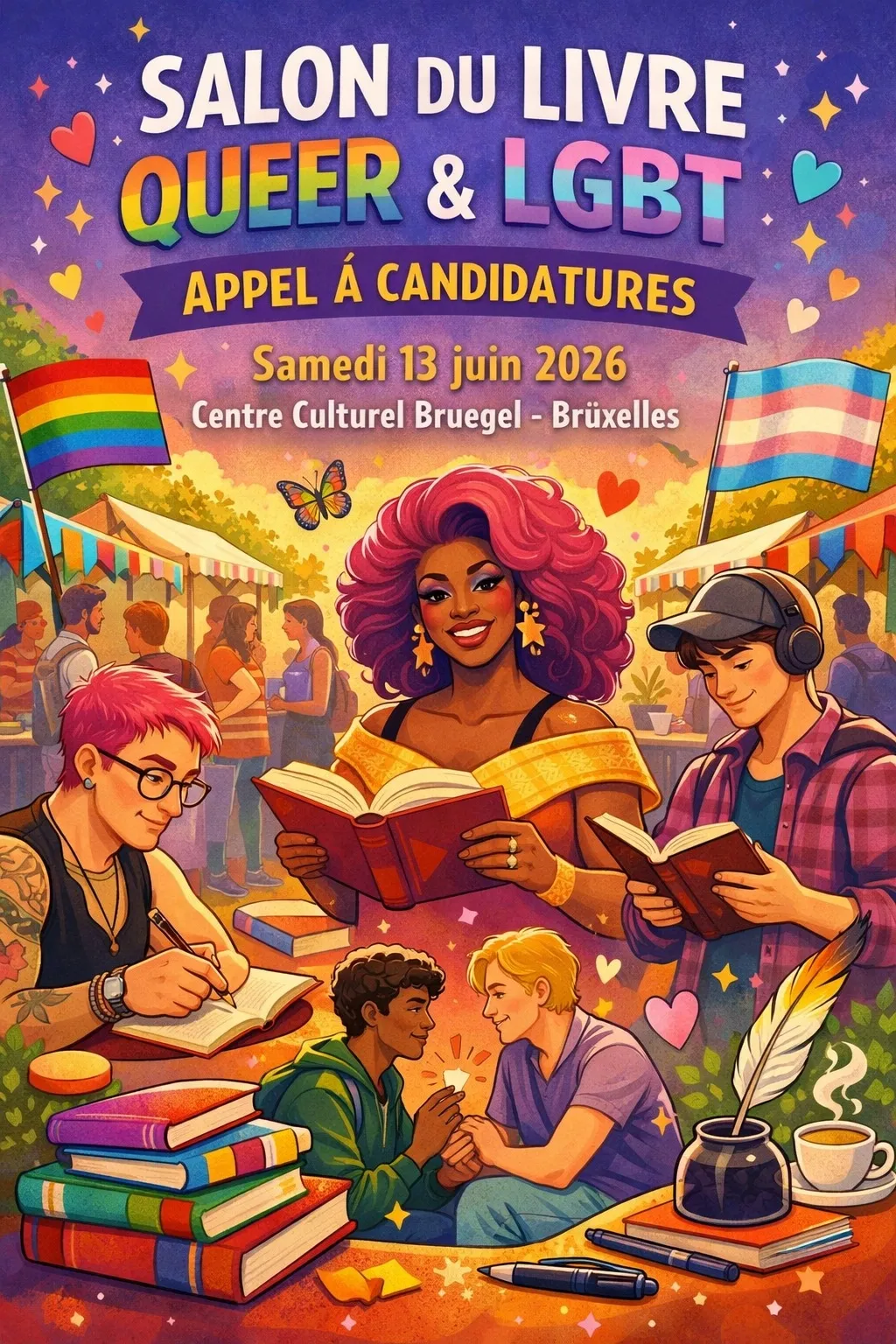 Salon du livre Queer et LGBTQIA+