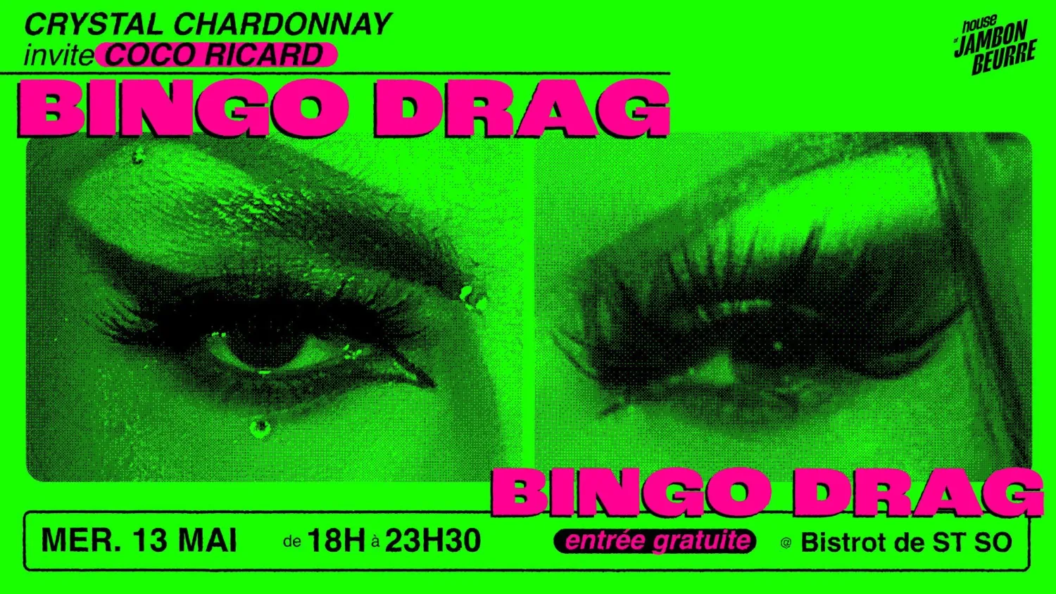 BINGO DRAG | Crystal Chardonnay & Coco Ricard