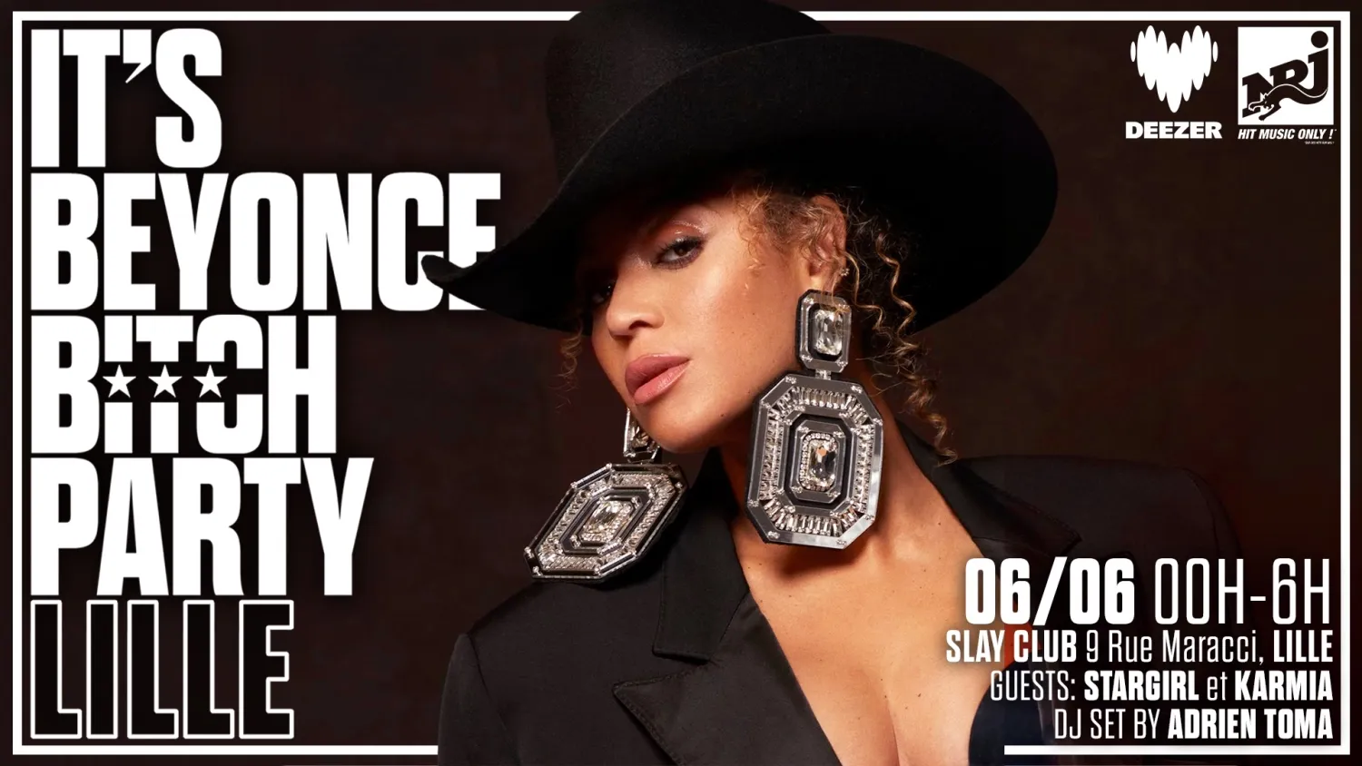 It's Beyoncé Bitch Party Lille avec Stargirl et Karmia