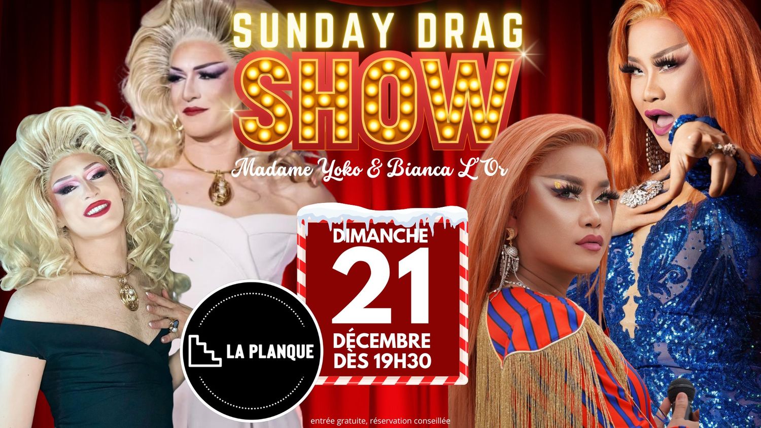 SUNDAY DRAG SHOW