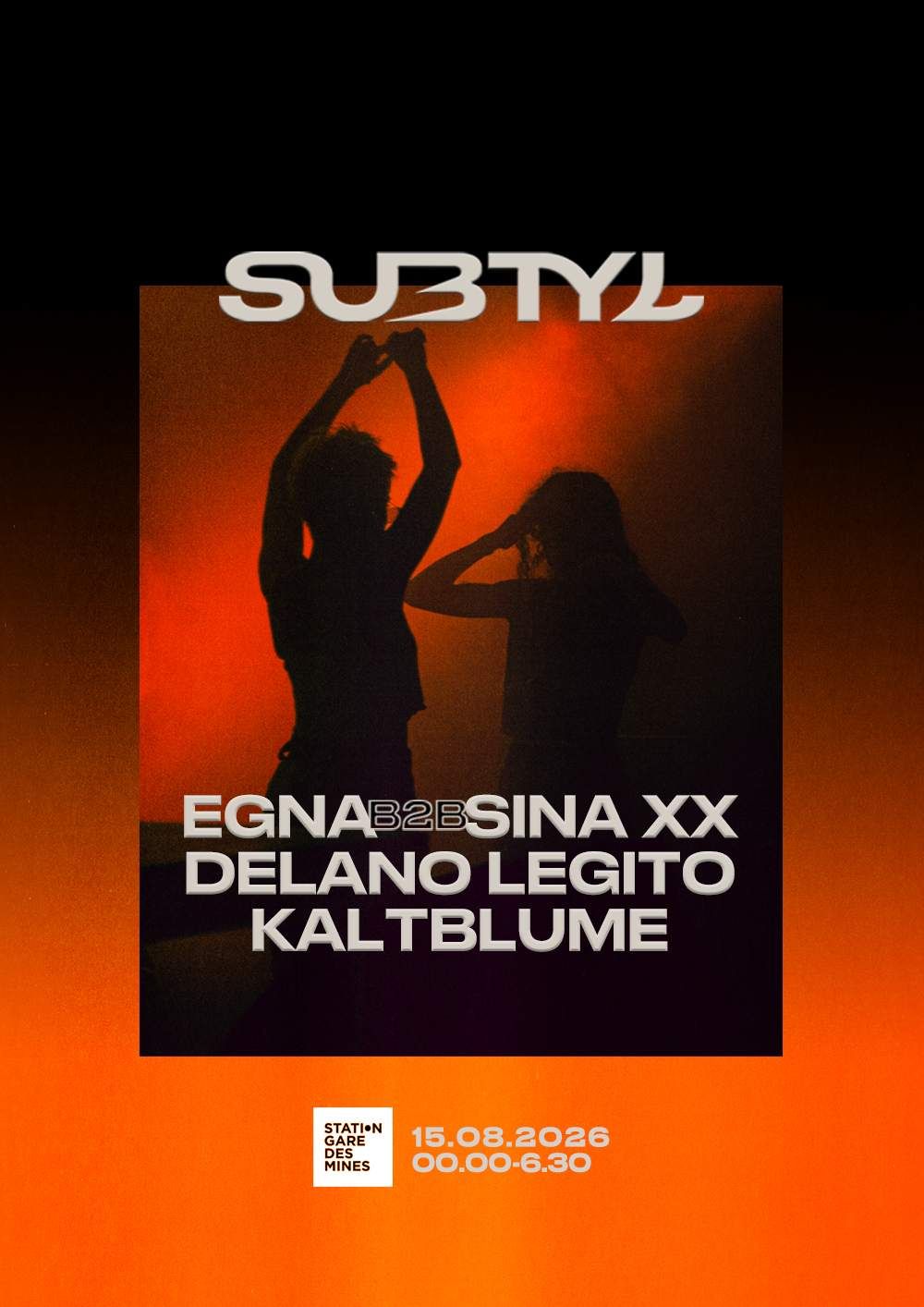 Subtyl - Dernière célébration à la Station Gare des Mines