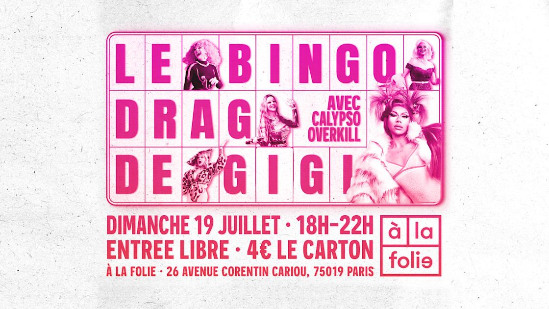 Bingo Drag De Gigi À La Folie! Avec Calypso Overkill!
