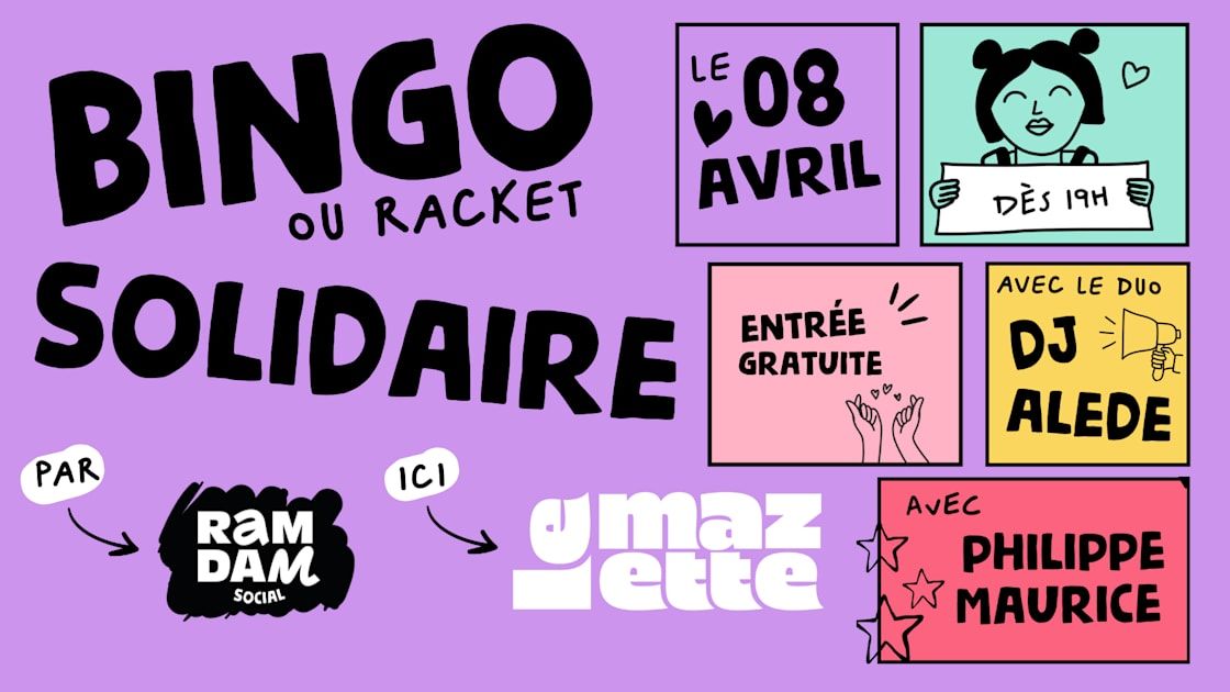 Bingo Solidaire Par Ramdam Social : Bingo & Dj Set !