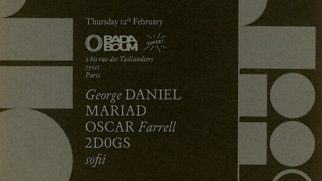 Dh2 Night: George Daniel, Mariad & More