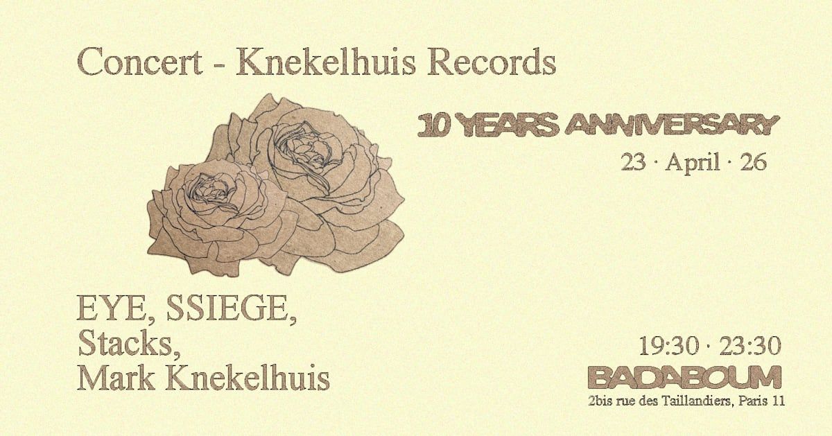 Knekelhuis 10 Years Anniversary