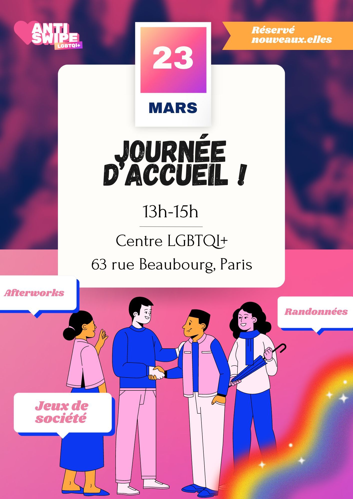 Journée d'accueil Antiswipe