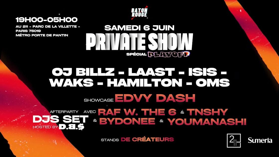 Private Show Spécial Playoff + Afterparty Hosted By Dbs
