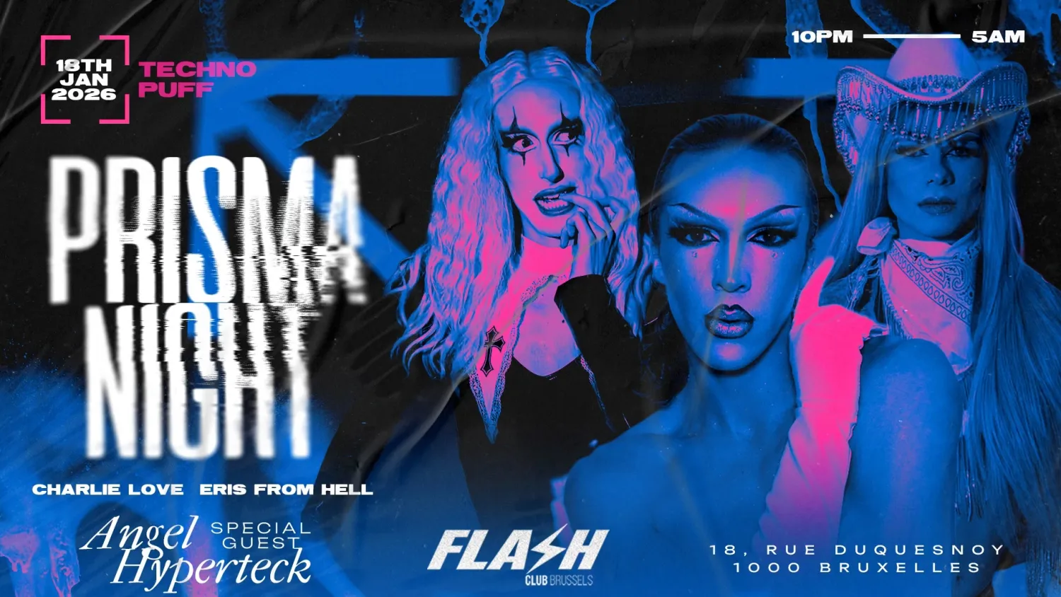 FLASH ⚡ THE PRISMA NIGHT – TECHNO PUFF ⚡