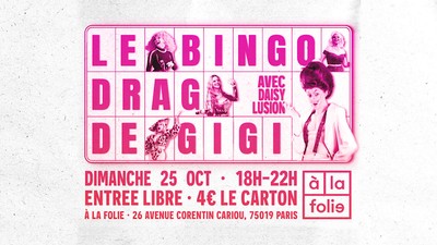 Bingo Drag De Gigi Von Dredee À La Folie!