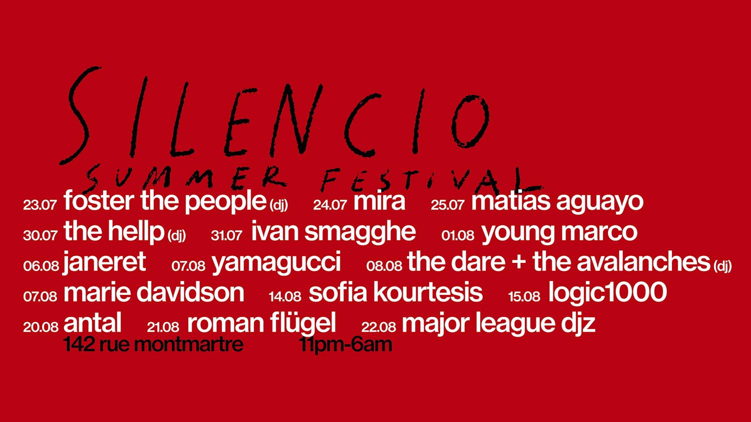 Silencio Summer Festival 2026