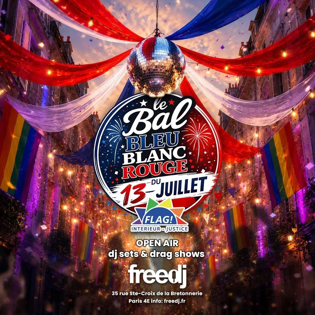 🇫🇷 LE BAL BLEU BLANC ROUGE – LUNDI 13 JUILLET 🇫🇷