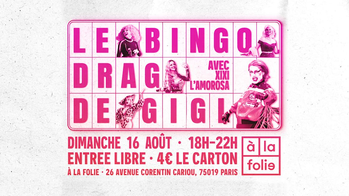 Bingo Drag De Gigi Von Dredee À La Folie! Avec Xixi Lamorosa