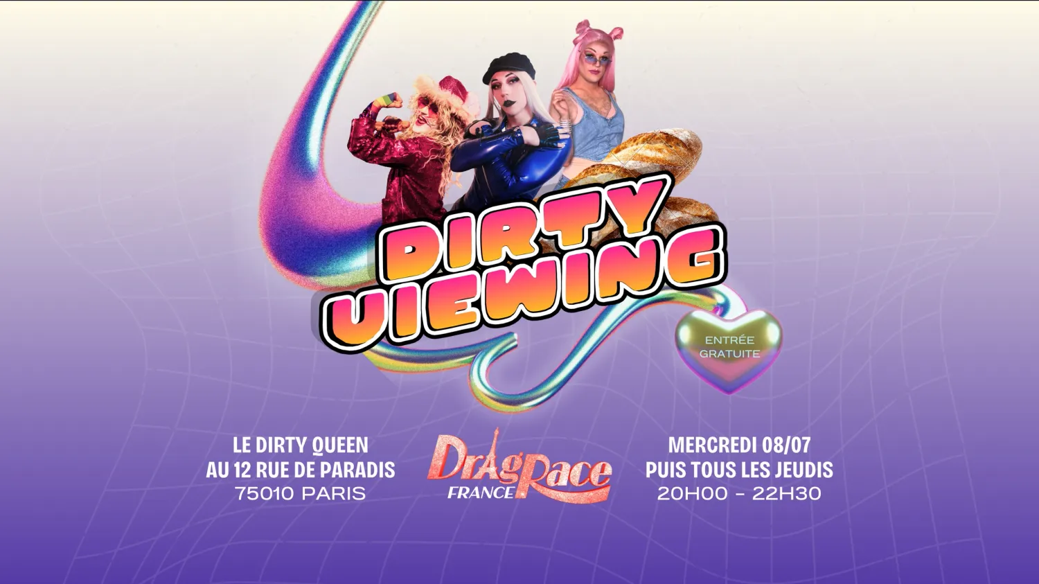 DIRTY VIEWING (Viewing Party Drag Race Saison 4)