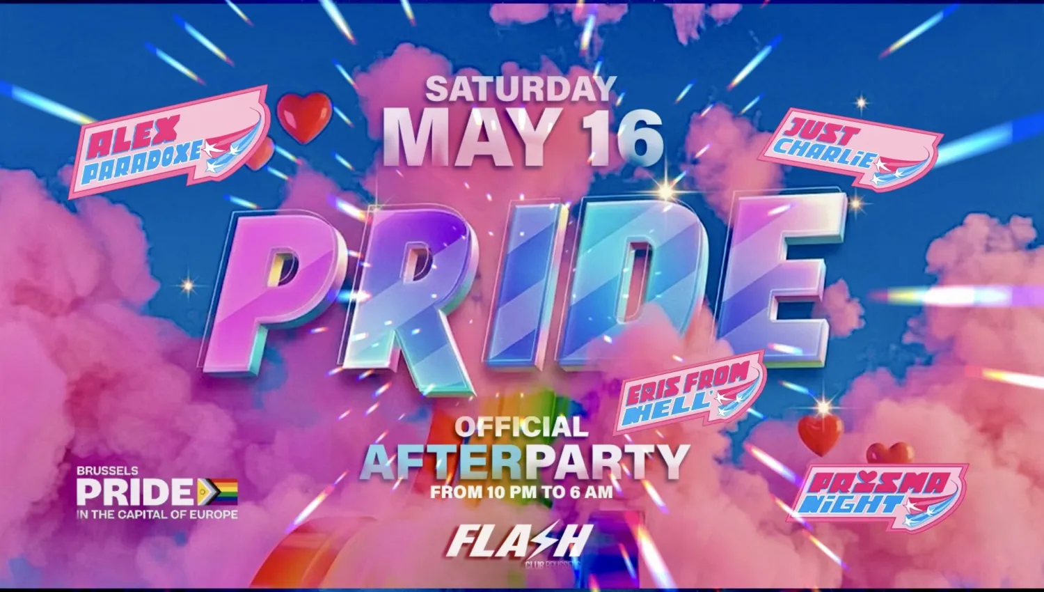 FLASH ● PRIDE ● Official After party