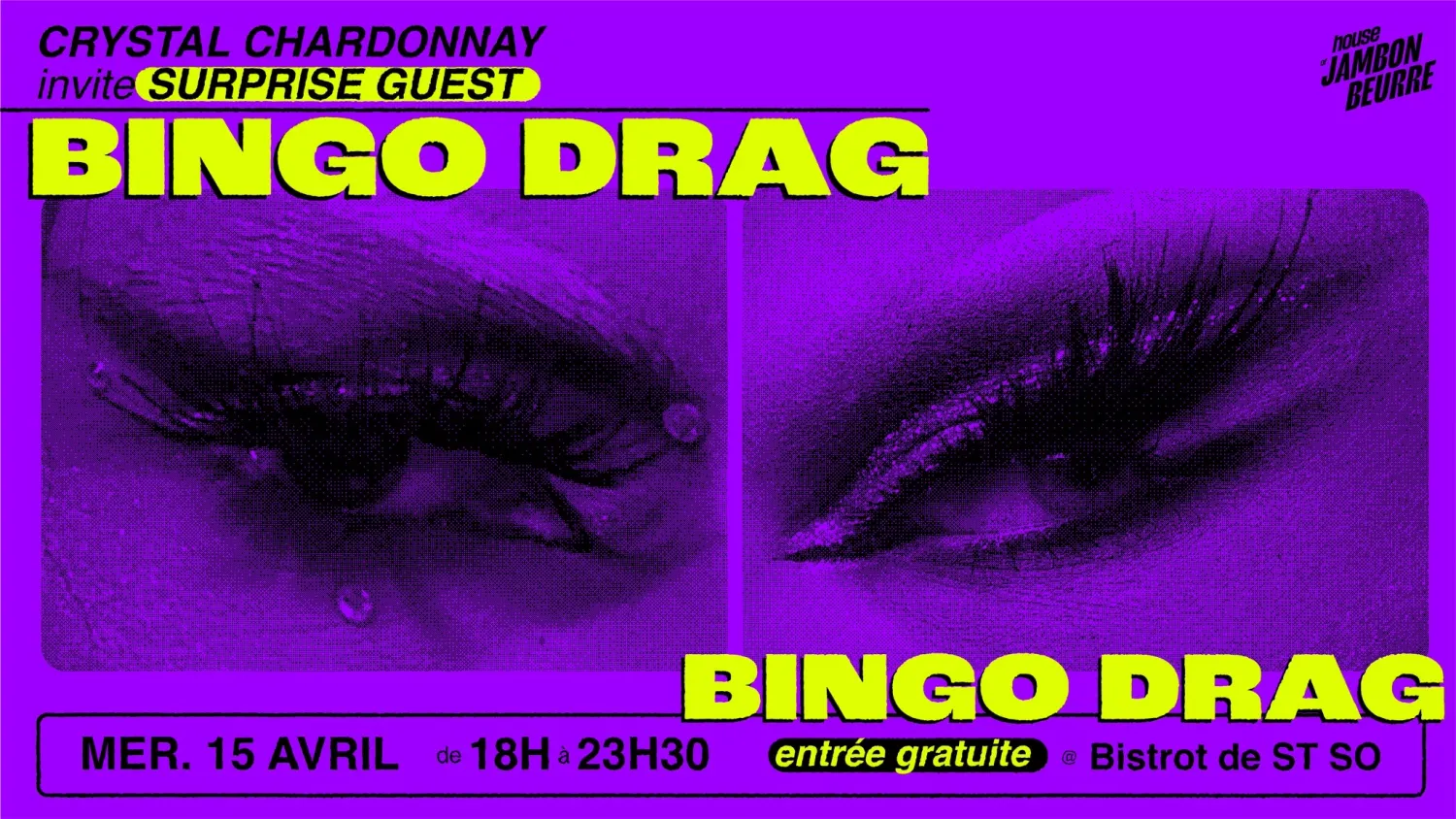 BINGO DRAG | Crystal Chardonnay + GUEST