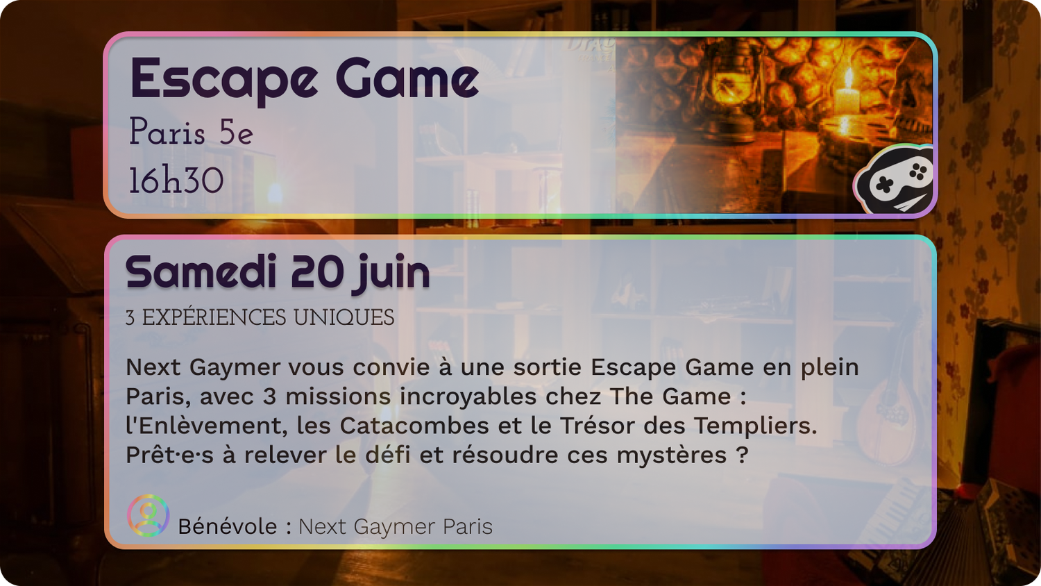 IRL Escape Game