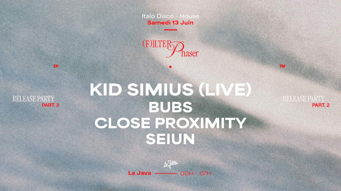 Kid Simius (Live), Bubs, Close Proximity & Seiun