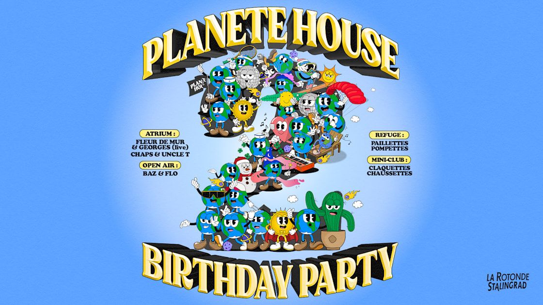 Planète House · Open-Air & Club · 2 Years Anniversary