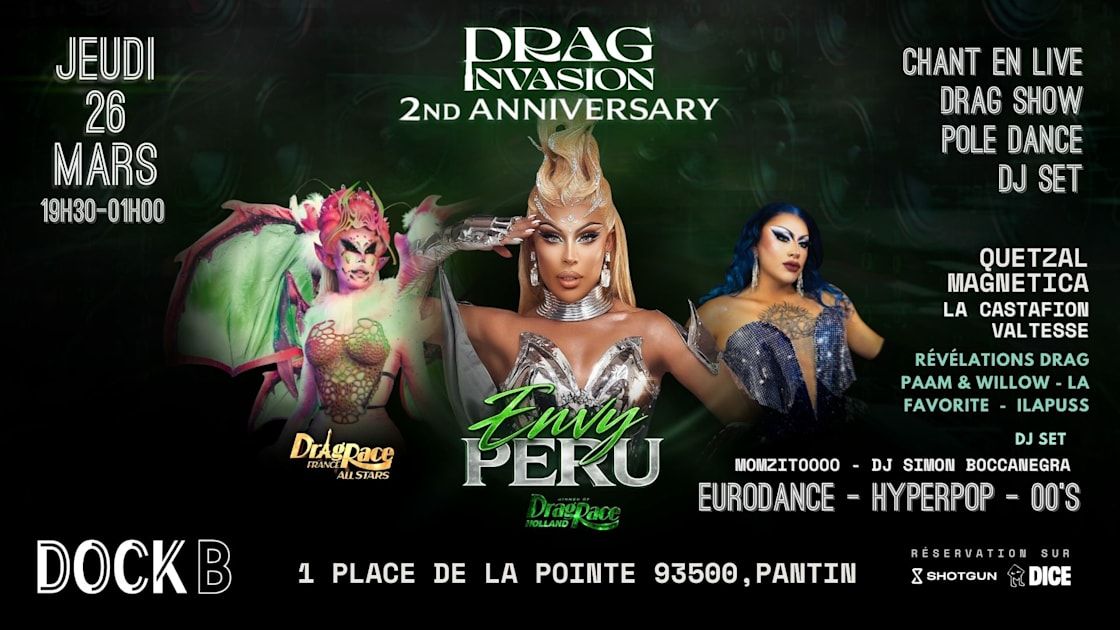 Drag Invasion – 2nd Anniversary
