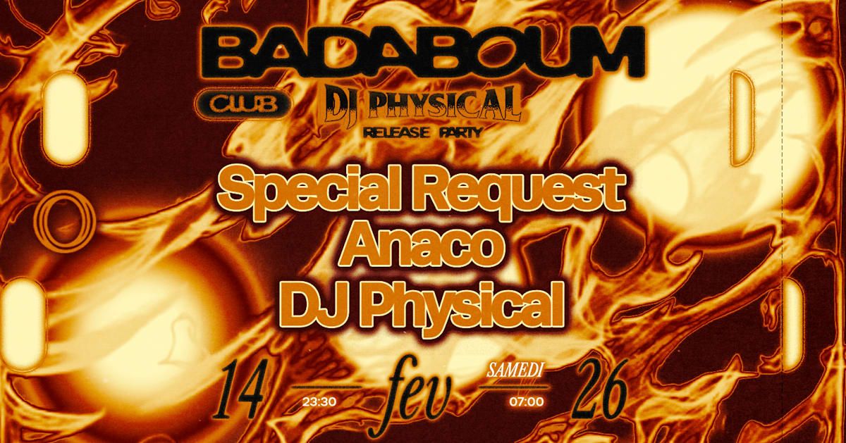 DJ Physical Residency: Special Request, Anaco