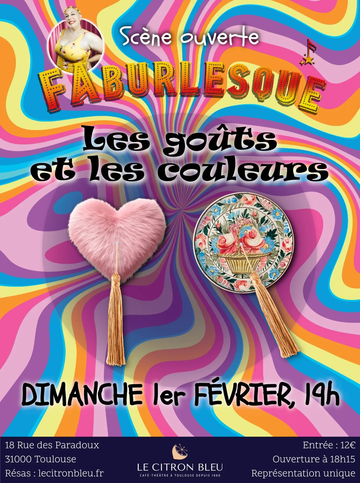 Scène ouverte FAburlesque "LES GOÛTS ET LES COULEURS"