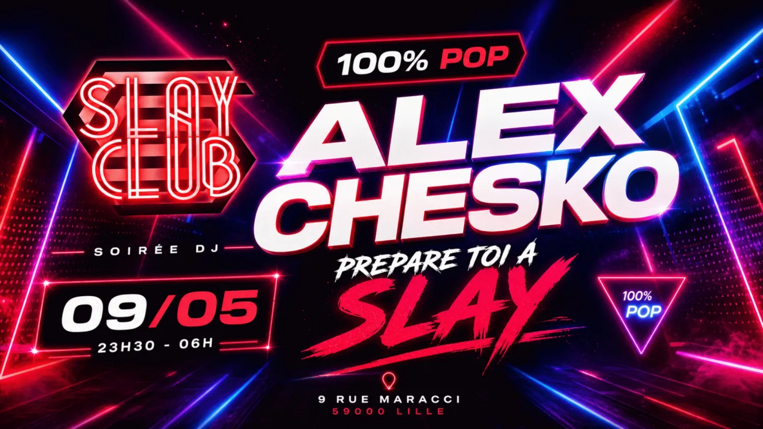Slay Club - Alex Chesko 100% POP