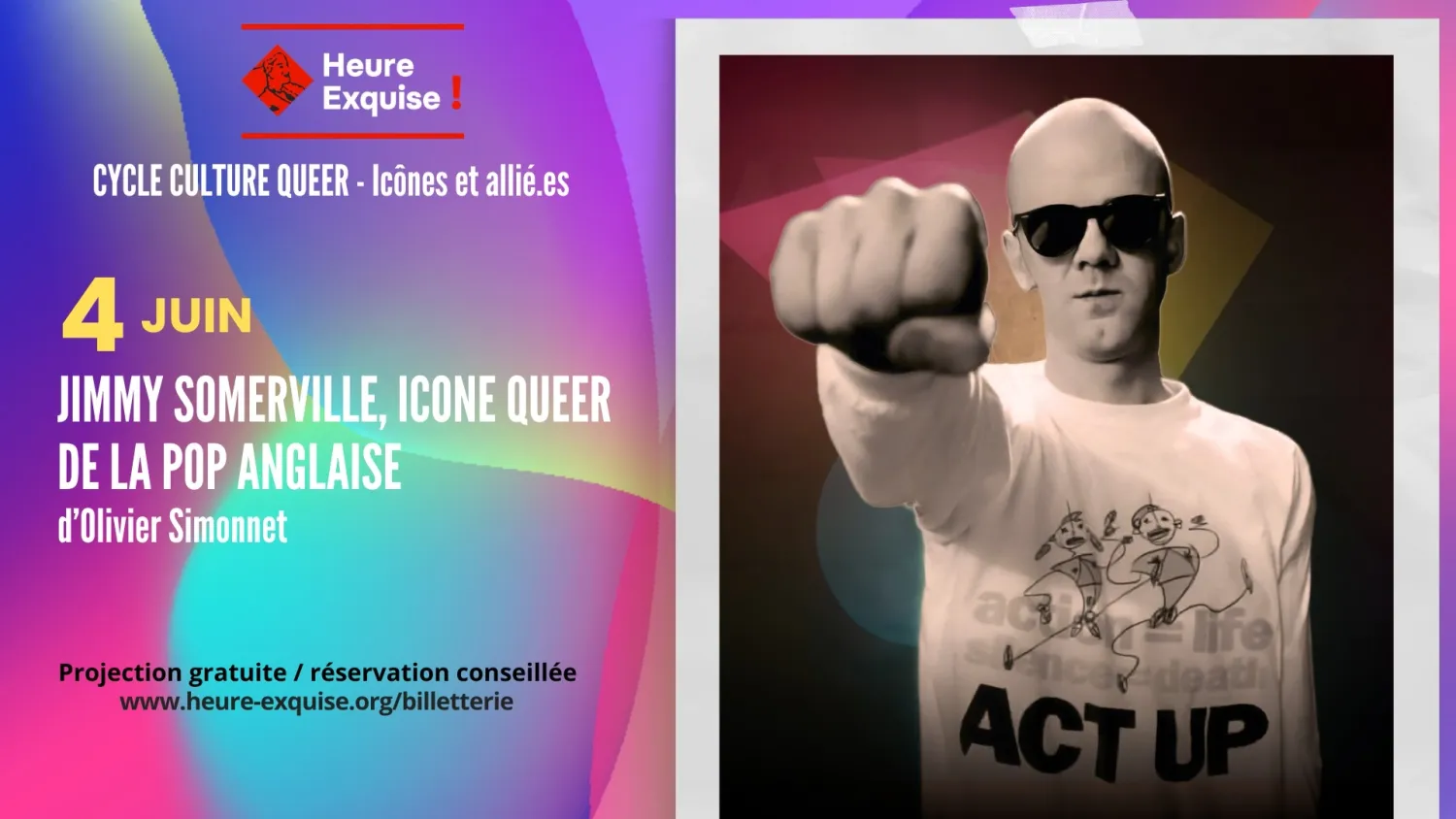 đłïžâđ Projection-Rencontre Heure Exquise ! đŹ JIMMY SOMERVILLE, REBELLE QUEER DE LA POP ANGLAISE