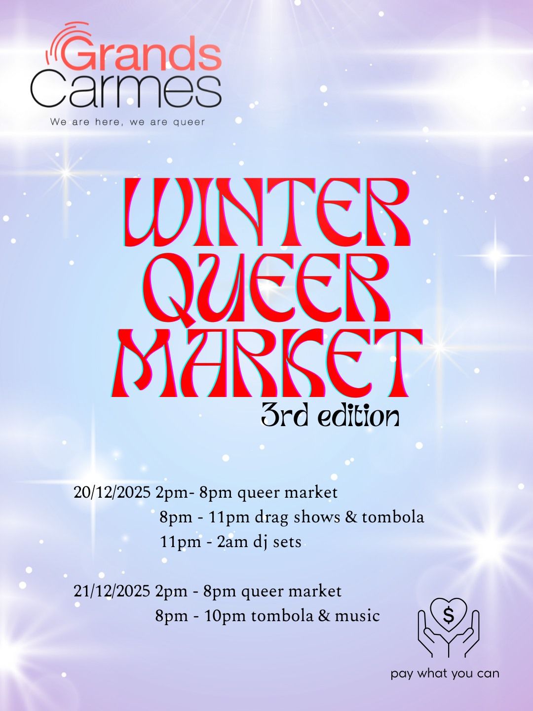 Grands Carmes' Winter Queer Market- 3rd edition