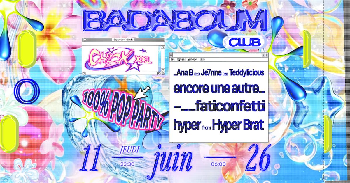 Club — La Ch!Ck Xxl: Encore Une Autre, Hyper Brat And More